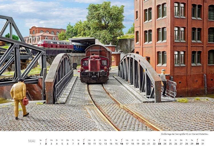 Produktbild: Traumanlagen von Modellbahnprofis Kalender 2027