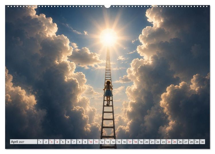 Produktbild: Eine Reise getragen von Träumen (hochwertiger Premium Wandkalender 2027 DIN A2 quer), Kunstdruck in Hochglanz