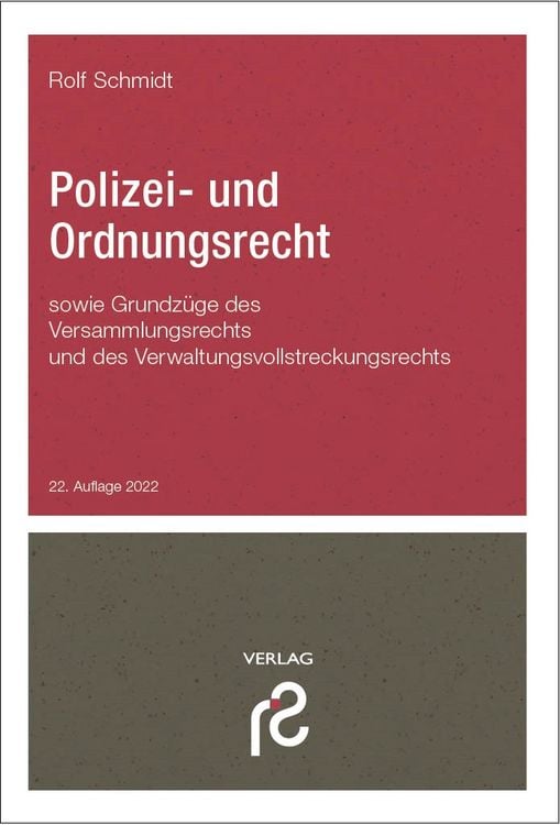 Produktbild: Polizei- und Ordnungsrecht