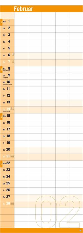 Produktbild: Allround-Familienplaner Vertical Kalender 2027