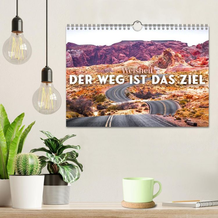 Produktbild: Weisheit - Der Weg ist das Ziel (Wandkalender 2026 DIN A4 quer), CALVENDO Monatskalender