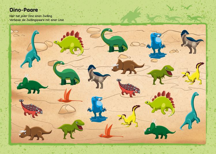 Produktbild: Mein XXL-R&auml;tselblock Dinosaurier