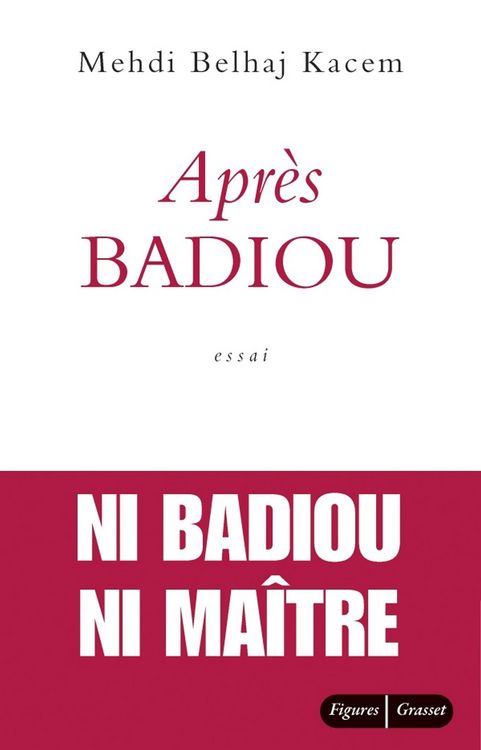 Produktbild: Apr&egrave;s Badiou