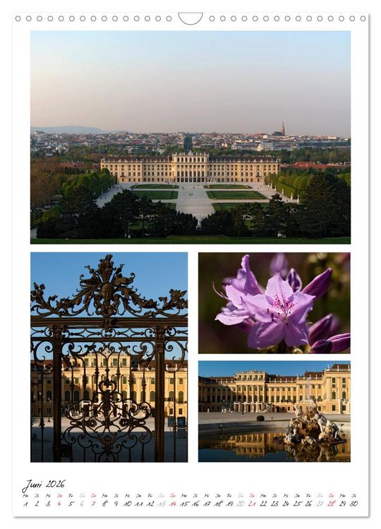 Produktbild: Schloss Sch&ouml;nbrunn im Wandel der Jahreszeiten (Wandkalender 2026 DIN A3 hoch), CALVENDO Monatskalender