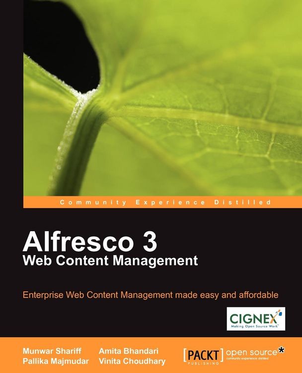 Produktbild: Alfresco 3 Web Content Mgmt