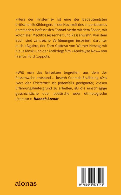 Produktbild: Herz der Finsternis. Joseph Conrad. (Bibliothek der Weltliteratur)