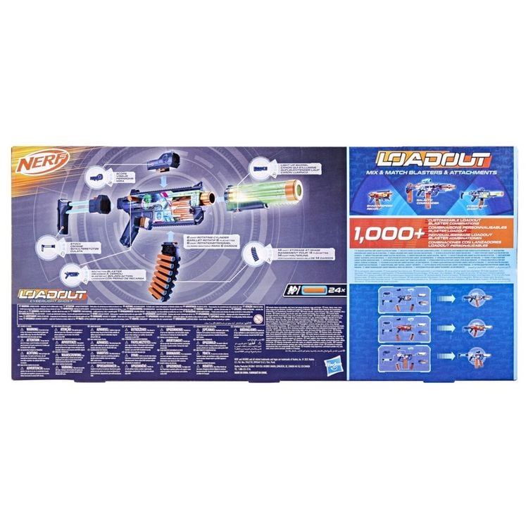Produktbild: Nerf Loadout Cyberlight Ghost Blaster