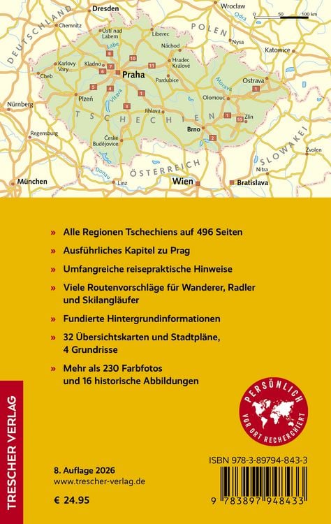 Produktbild: TRESCHER Reisef&uuml;hrer Tschechien