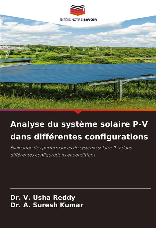 Produktbild: Analyse du syst&egrave;me solaire P-V dans diff&eacute;rentes configurations