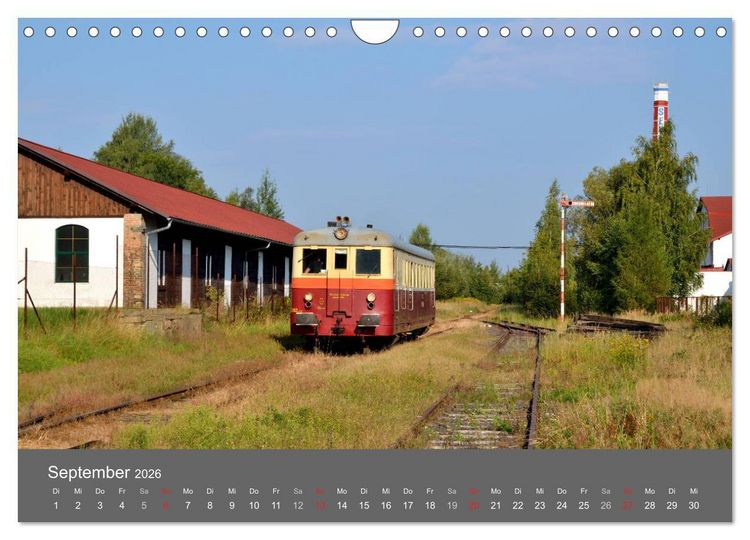 Produktbild: Eisenbahn Kalender 2026 - Oberlausitz und Nachbarl&auml;nder (Wandkalender 2026 DIN A4 quer), CALVENDO Monatskalender