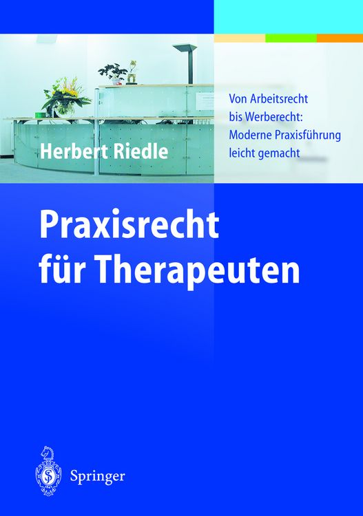 Produktbild: Praxisrecht f&uuml;r Therapeuten
