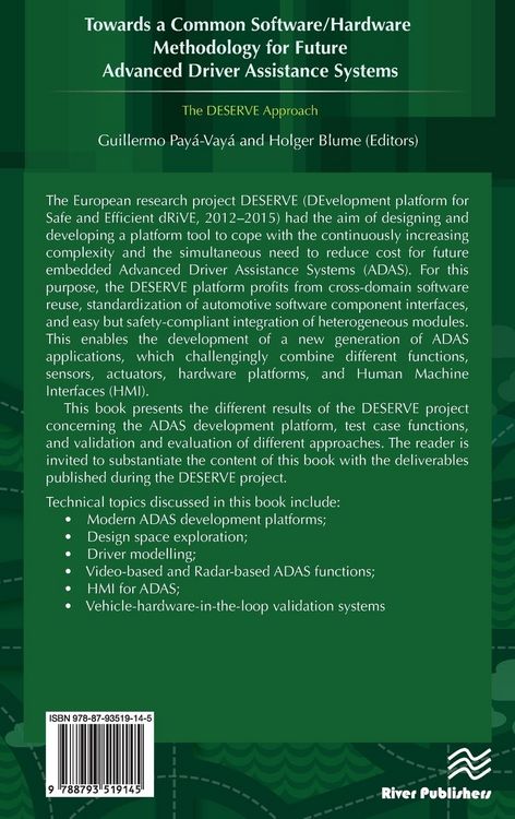 Produktbild: Towards a Common Software/Hardware Methodology for Future Advanced Driver Assistance Systems