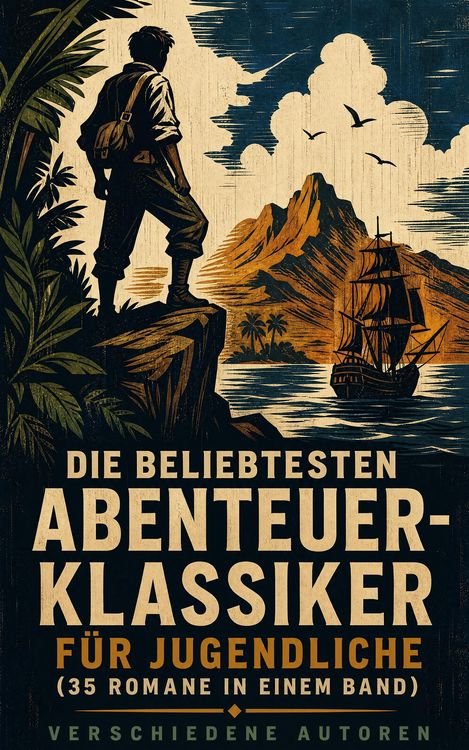 Produktbild: Die beliebtesten Abenteuer-Klassiker f&uuml;r Jugendliche (35 Romane in einem Band)