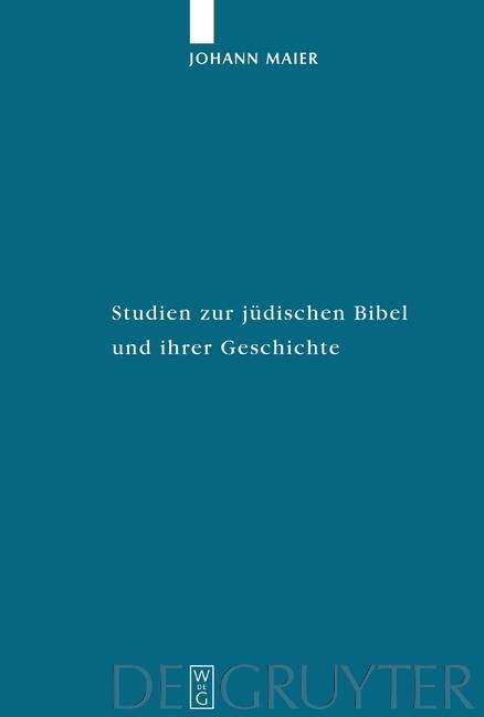 Produktbild: Studien zur j&uuml;dischen Bibel und ihrer Geschichte