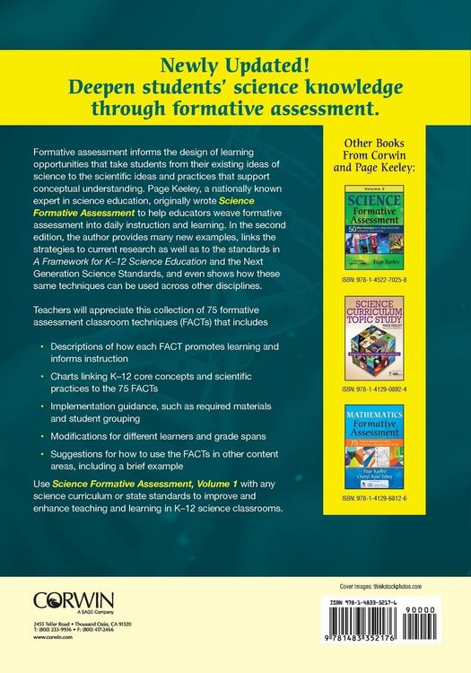 Produktbild: Science Formative Assessment, Volume 1