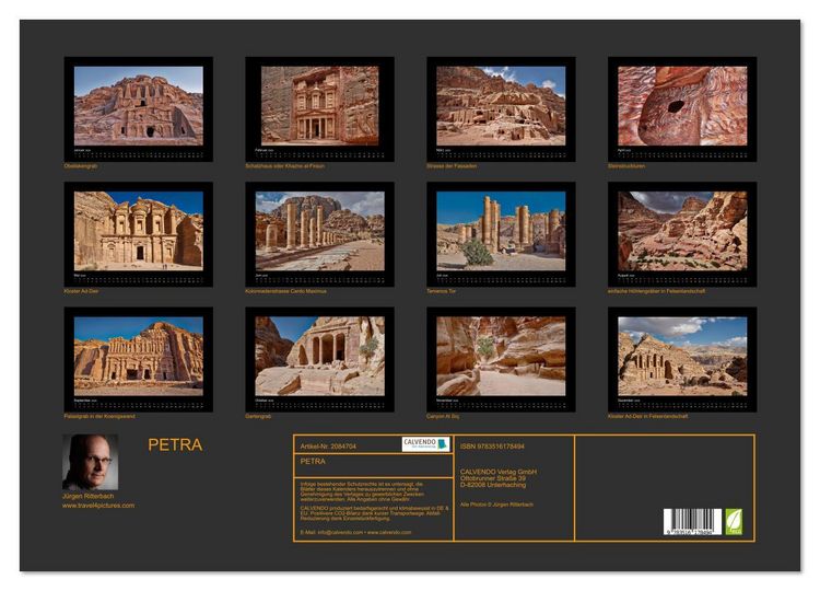 Produktbild: PETRA (Wandkalender 2026 DIN A2 quer), CALVENDO Monatskalender