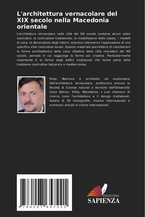 Produktbild: L'architettura vernacolare del XIX secolo nella Macedonia orientale