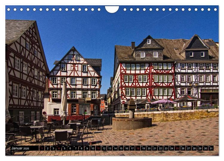 Produktbild: Stadtansichten Wetzlar, die historische Altstadt (Wandkalender 2026 DIN A4 quer), CALVENDO Monatskalender