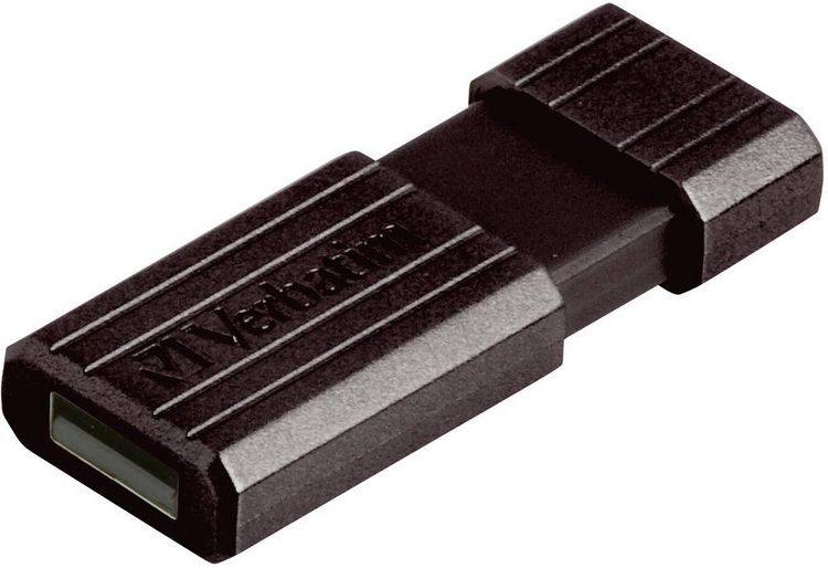 Produktbild: VERBATIM USB 2.0 Drive 64GB Pinstripe, schwarz