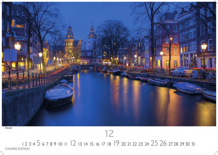 Produktbild: Amsterdam Kalender 2027 &ndash; Wandkalender | Fotokalender |Niederlande |Mitteleuropa 35x50cm - Atemberaubende Fotos von Amsterdams Sehensw&uuml;rdigkeiten, Kan&auml;len und kulturellen Highlights.
