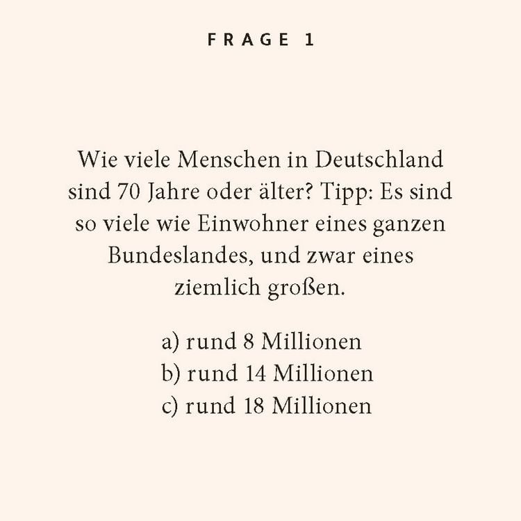 Produktbild: 70. Geburtstag. Das Quiz