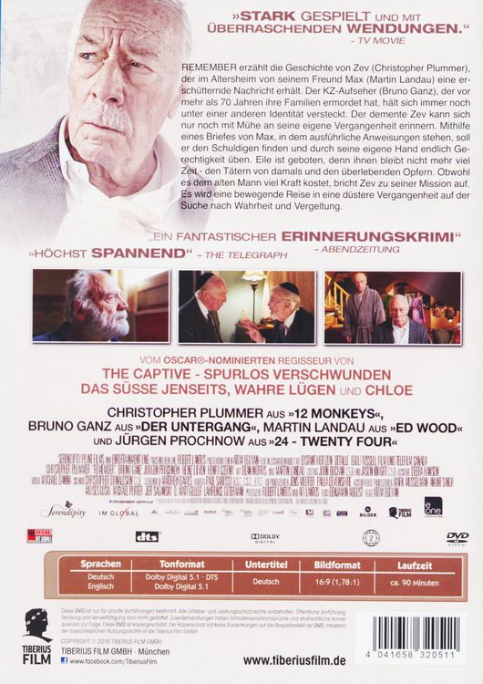 Produktbild: Remember - Vergiss nicht, dich zu erinnern