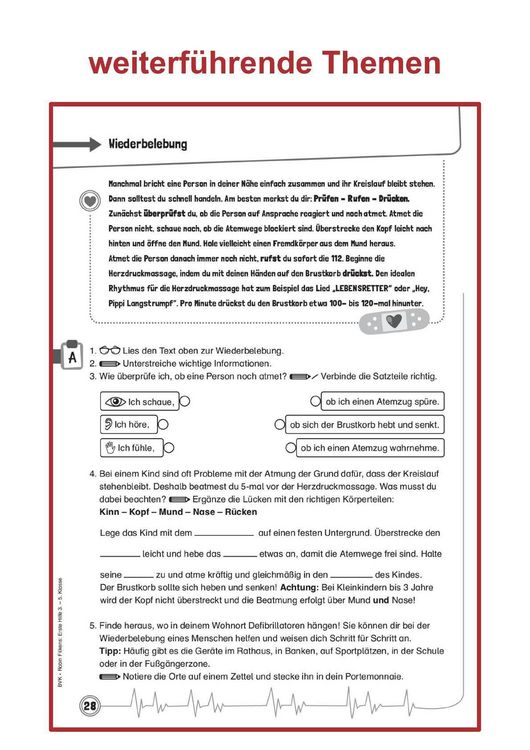 Produktbild: Erste Hilfe macht Schule