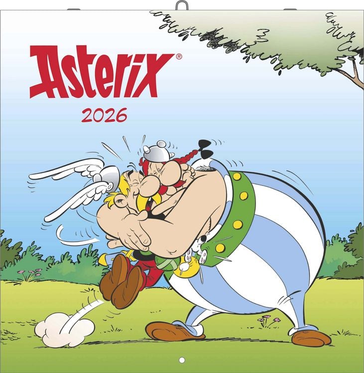 Produktbild: Asterix 2026 - Wand-Kalender - Broschüren-Kalender - 30x30 - 30x60 geöffnet - Cartoon