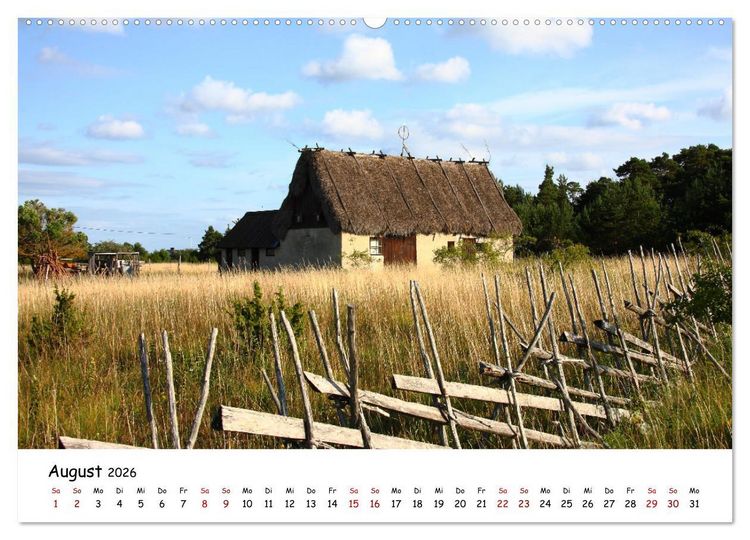 Produktbild: Gotland Impressionen (hochwertiger Premium Wandkalender 2026 DIN A2 quer), Kunstdruck in Hochglanz
