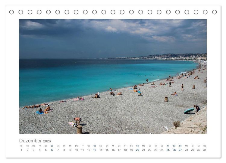 Produktbild: Faszination der C&ocirc;te d'Azur (Tischkalender 2026 DIN A5 quer), CALVENDO Monatskalender