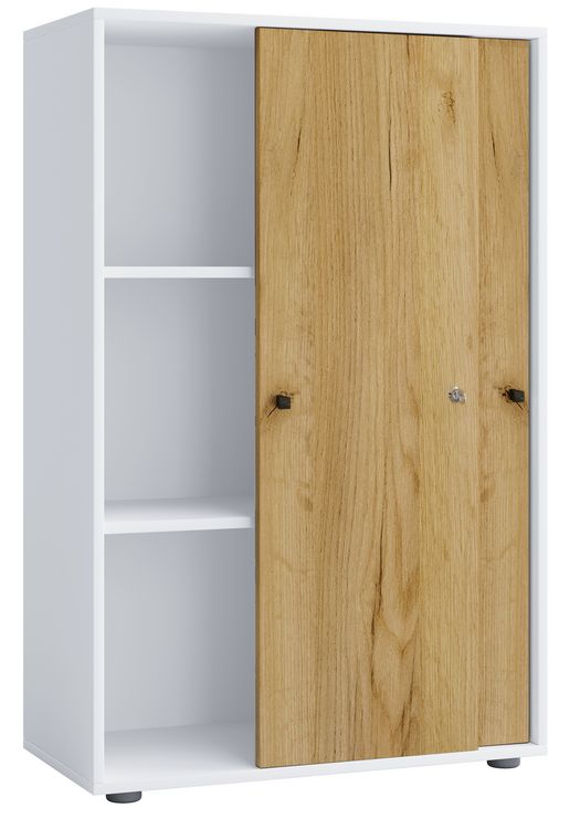 Produktbild: B&uuml;roschrank Aktenschrank Schiebet&uuml;ren Lona 3fach