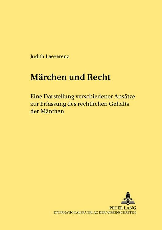 Produktbild: M&auml;rchen und Recht