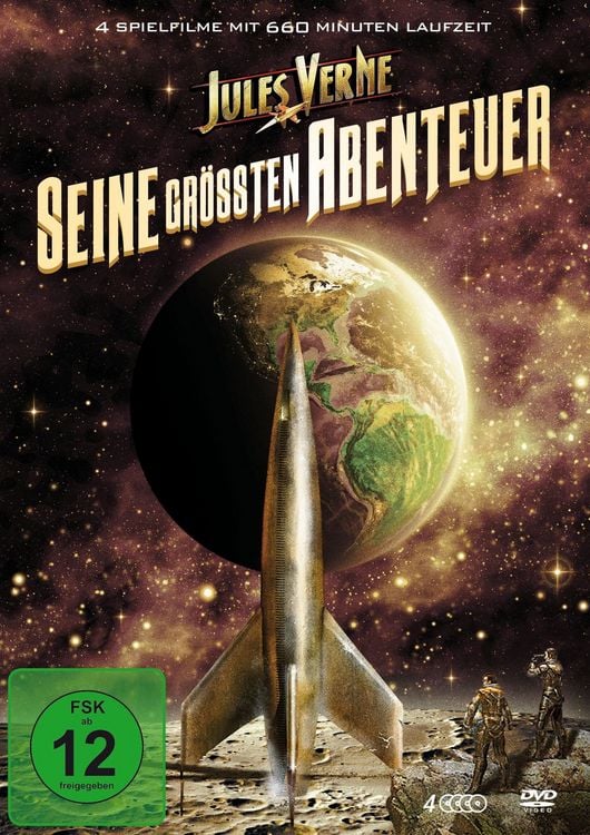 Produktbild: Jules Verne - Seine gr&ouml;&szlig;ten Abenteuer [4 DVDs]