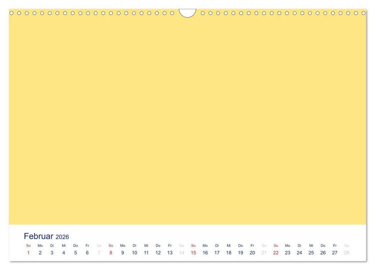 Produktbild: Farbiger Bastelkalender (Wandkalender 2026 DIN A3 quer), CALVENDO Monatskalender