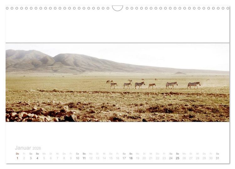 Produktbild: Serengeti Panorama (Wandkalender 2026 DIN A3 quer), CALVENDO Monatskalender
