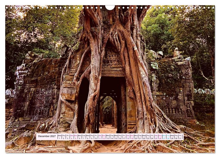 Produktbild: Silent Heart of Asia (Wall Calendar 2027 DIN A3 landscape), CALVENDO 12 Month Wall Calendar