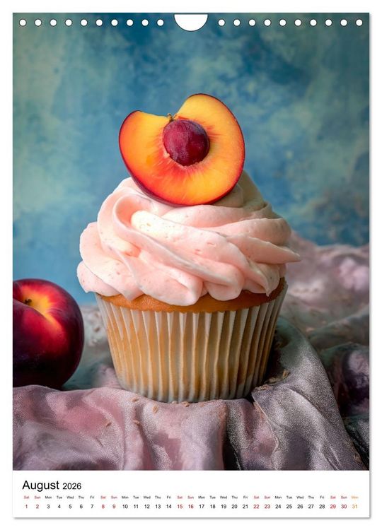 Produktbild: Yummy Cupcakes (Wall Calendar 2026 DIN A4 portrait), CALVENDO 12 Month Wall Calendar