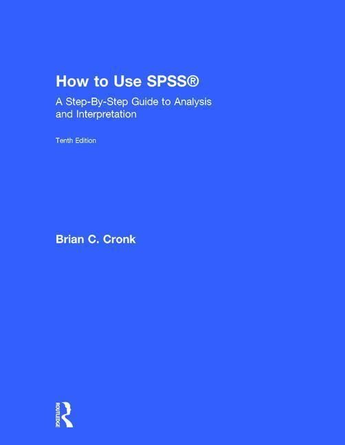 Produktbild: Cronk, B: How to Use SPSS (R)