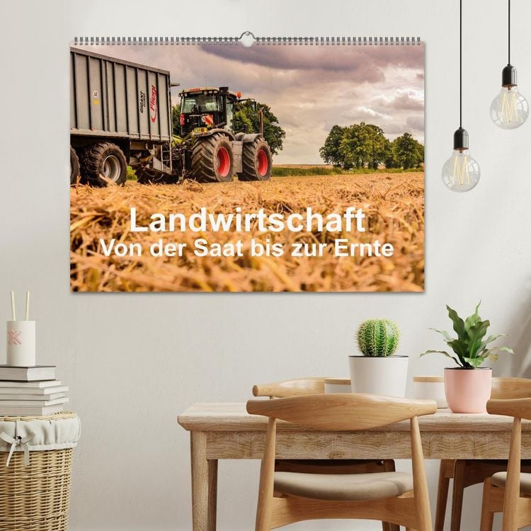 Produktbild: Landwirtschaft - Von der Saat bis zur Ernte (Wandkalender 2026 DIN A2 quer), CALVENDO Monatskalender