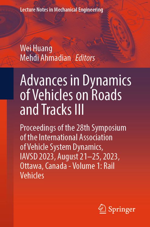 Produktbild: Advances in Dynamics of Vehicles on Roads and Tracks III