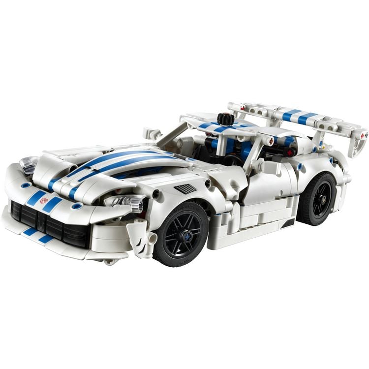 Produktbild: LEGO Technic 42234 Dodge Viper GTS-R Sportwagen, Bauset, Rennauto mit Lenkung und V10-Motor