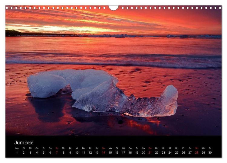 Produktbild: Island (Wandkalender 2026 DIN A3 quer), CALVENDO Monatskalender