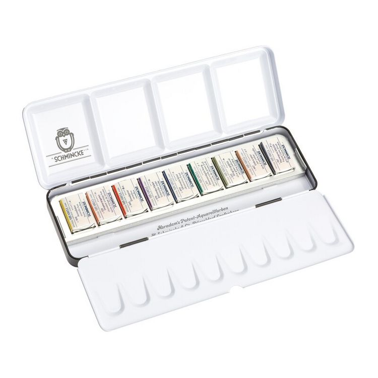Produktbild: Schmincke HORADAM&reg; Aquarell Metallkasten, 9 x 1/1 N Technische T&ouml;ne