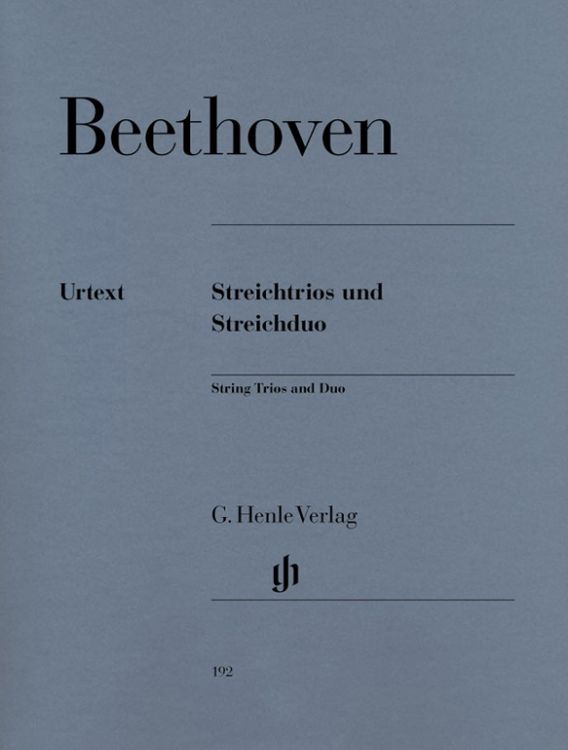 Produktbild: Ludwig van Beethoven - Streichtrios und Streichduo