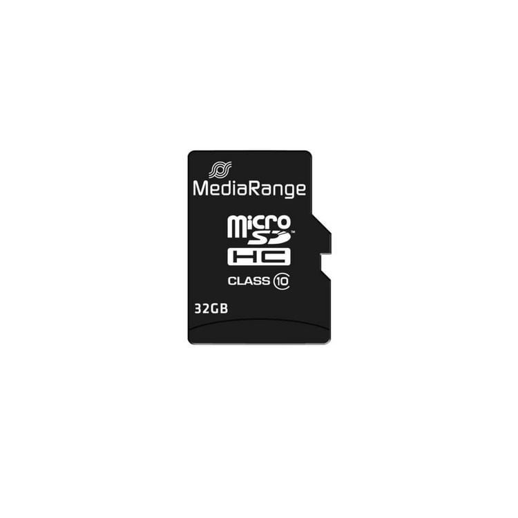 Produktbild: MediaRange - Flash-Speicherkarte (microSDHC/SD-Adapter inbegriffen)