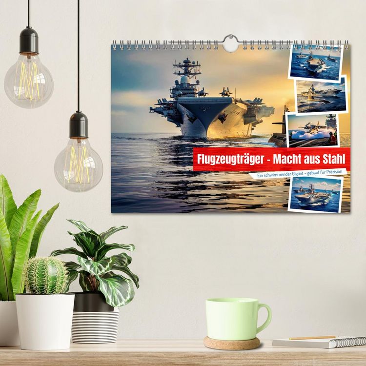 Produktbild: Flugzeugtr&auml;ger - Macht aus Stahl (Wandkalender 2027 DIN A4 quer), CALVENDO Monatskalender
