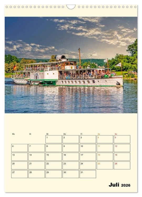 Produktbild: Mein Sachsen (Wandkalender 2026 DIN A3 hoch), CALVENDO Monatskalender