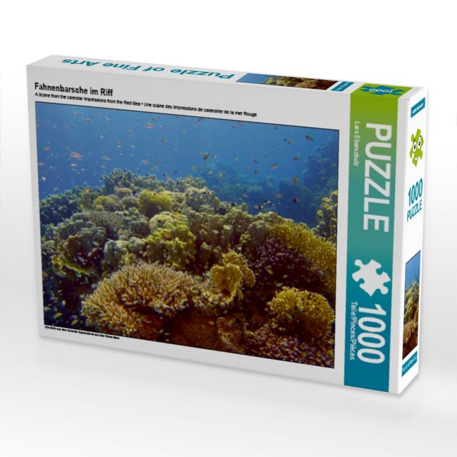 Produktbild: CALVENDO Puzzle Fahnenbarsche im Riff | 1000 Teile Lege-Gr&ouml;&szlig;e 64x48cm Foto-Puzzle f&uuml;r gl&uuml;ckliche Stunden