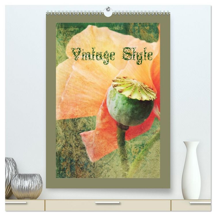 Produktbild: Vintage Style (hochwertiger Premium Wandkalender 2026 DIN A2 hoch), Kunstdruck in Hochglanz