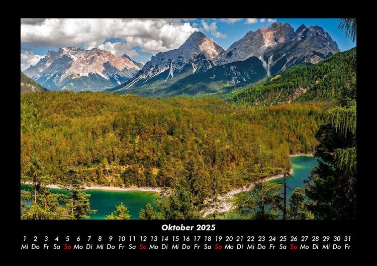 Produktbild: Landschaftskalender 2025 Fotokalender DIN A3